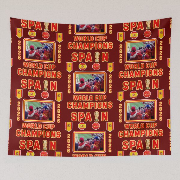 Item preview, Spain World Cup Champion designed and sold by WoodburyLake.