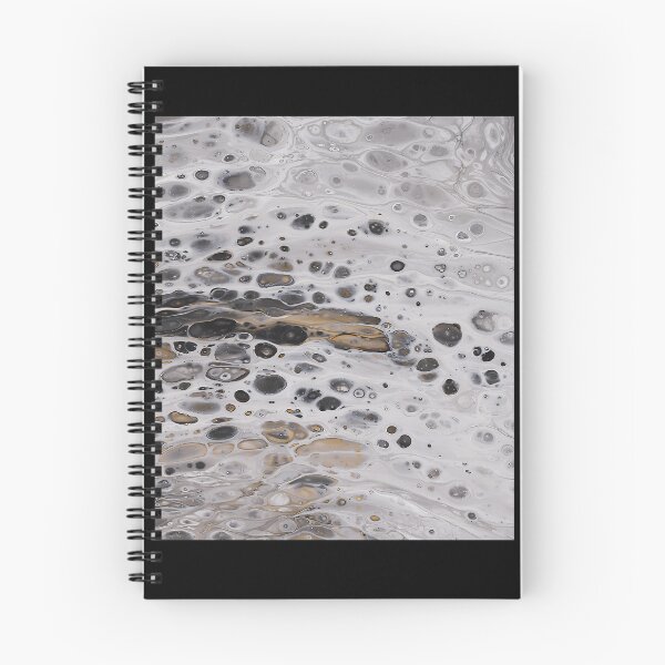 Item preview, Grey Black White Fluid Acrylic Cells Texture Pattern designed and sold by GreenBubIe.