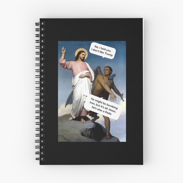 Item preview, ​I Told You I Dont Like Trump Jesus Meme Art designed and sold by FineArtShirts.