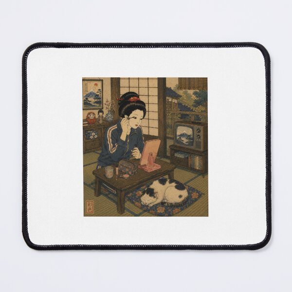 Item preview, Morning Makeup – Ukiyo-e Inspired Japanese Beauty | Ayairo collection No.35 designed and sold by AYAIRO.