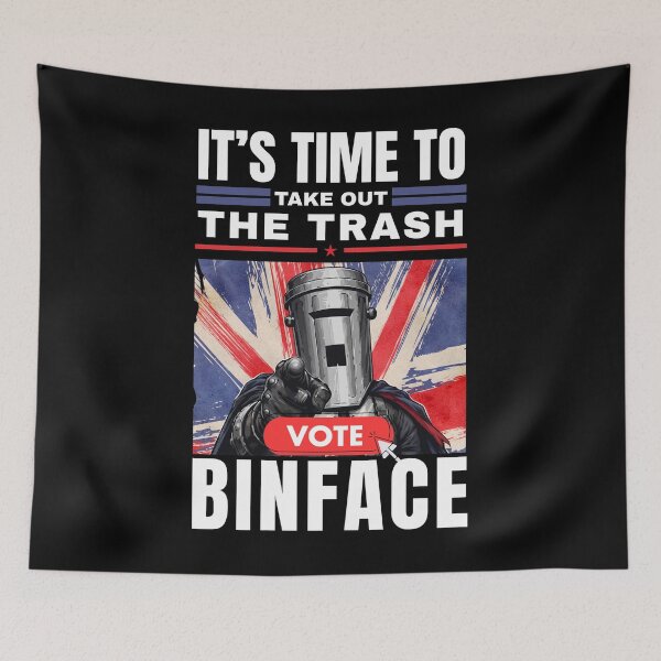 Item preview, Vote Count Binface Political Satire Typography Design for Humor Fans Sticker & T-Shirt designed and sold by Teetreasure2.