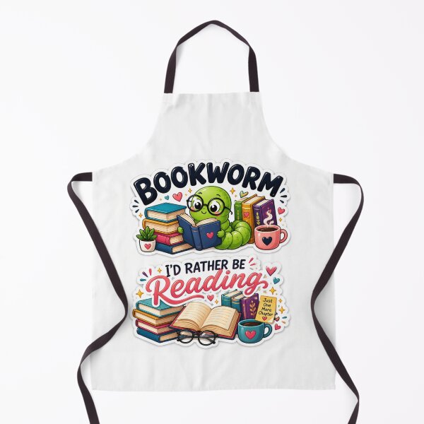 Item preview, Bookworm Reading Sticker | Cute Book Lover Sticker | Reading Is My Happy Place designed and sold by MR4me.