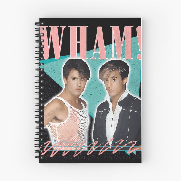 Item preview, Wham! Neon Turquoise and Pink 80s designed and sold by Luciastock.