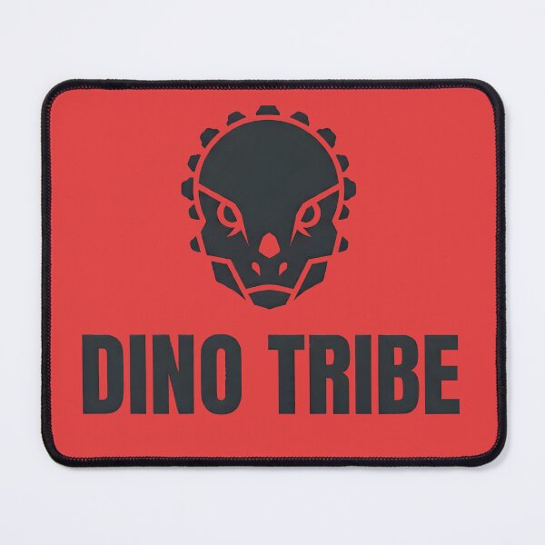 Item preview, Dino Tribe Tribal Skull Badge Logo designed and sold by PreeCha Art & Co..