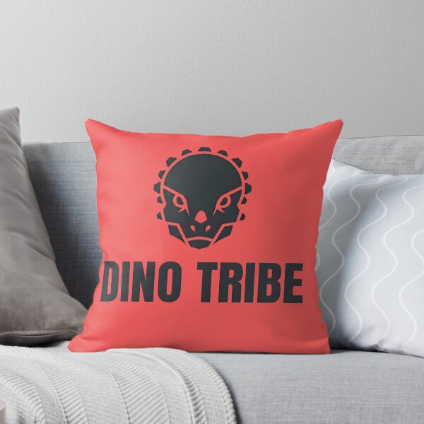 Item preview, Dino Tribe Tribal Skull Badge Logo designed and sold by PreeCha Art & Co..