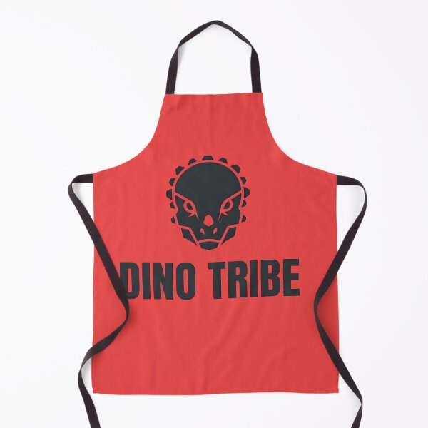 Item preview, Dino Tribe Tribal Skull Badge Logo designed and sold by PreeCha Art & Co..
