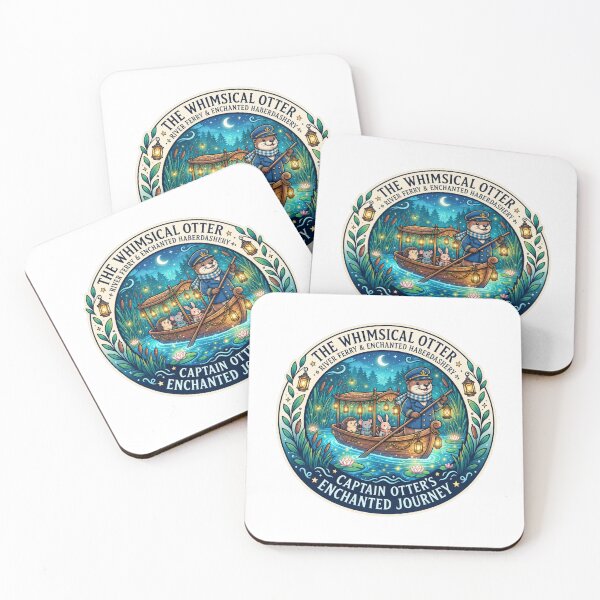 Item preview, The Whimsical Otter | River Ferry Captain | Enchanted Woodland Boat | Cottagecore Fantasy Adventure | Storybook Otter Gift designed and sold by MrDev.