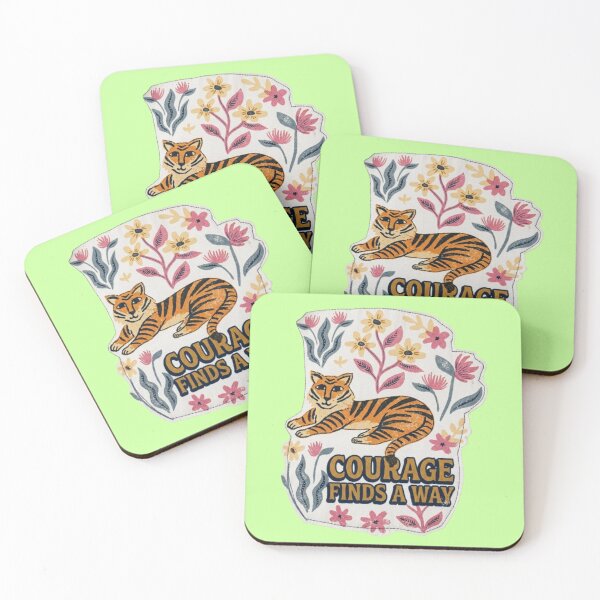 Item preview, Retro Tiger Floral Art Print  designed and sold by My-Hoodies.
