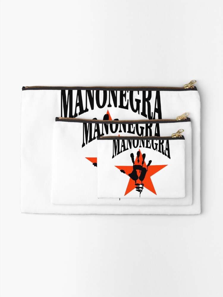 Thumbnail 2 of 4, Zipper Pouch, Mano Negra designed and sold by BoneAndWeave.