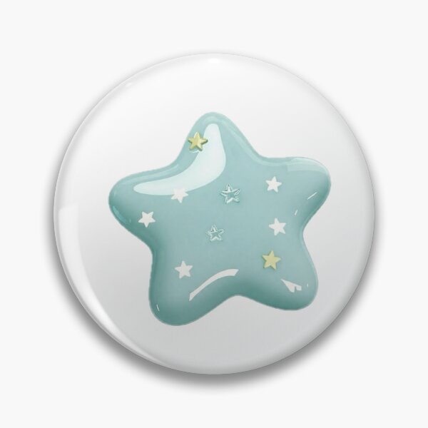 Item preview, teal star designed and sold by Abbeys-Shop.