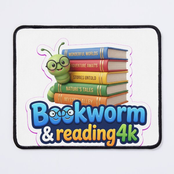 Item preview, Bookworm Reading Cute Book Lover Reading Is My Happy Place Description designed and sold by MR4me.