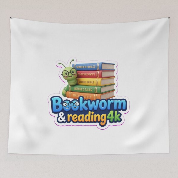 Item preview, Bookworm Reading Cute Book Lover Reading Is My Happy Place  Description designed and sold by MR4me.