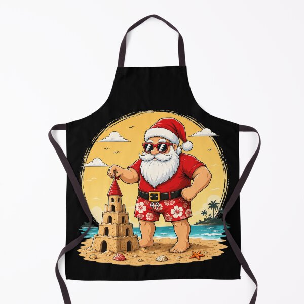 Item preview, Christmas in July Santa Beach Xmas Tropical Hawaii designed and sold by OlakunleOloroz.