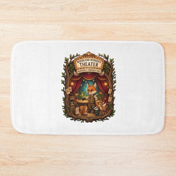 Item preview, Woodland Wonders Theater | Whimsical Forest Stage | Fox Theater Manager | Cottagecore Fantasy Performance | Storybook Animal Theater designed and sold by MrDev.