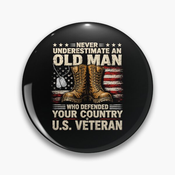 Item preview, Never Underestimate An Old Man Who Defended Your Country U S Veteran Design designed and sold by Osstaramilua.