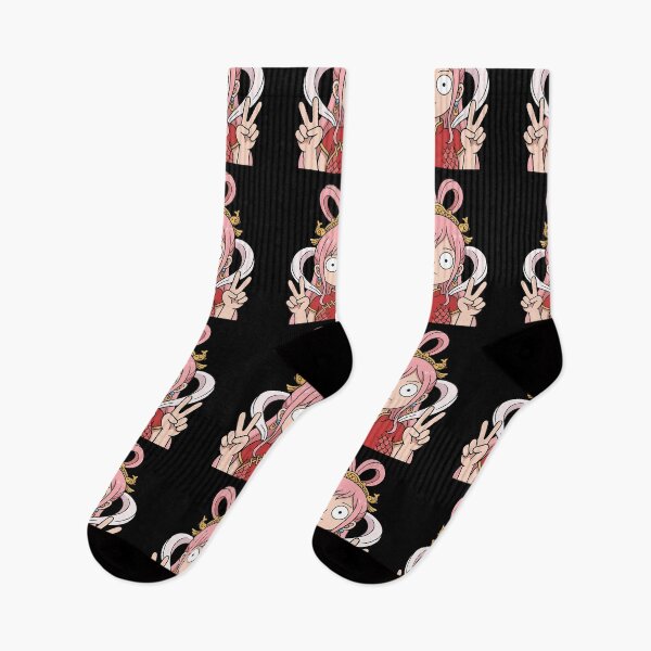 Item preview, Shirahoshi One Piece Pink Mermaid Double Peace Portrait designed and sold by earlobejerk.