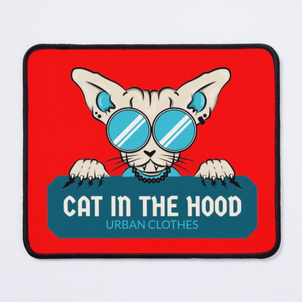 Item preview, Cat In The Hood Urban Clothes - Cool Sphynx Cat Sunglasses Graphic designed and sold by GenZFashion000.