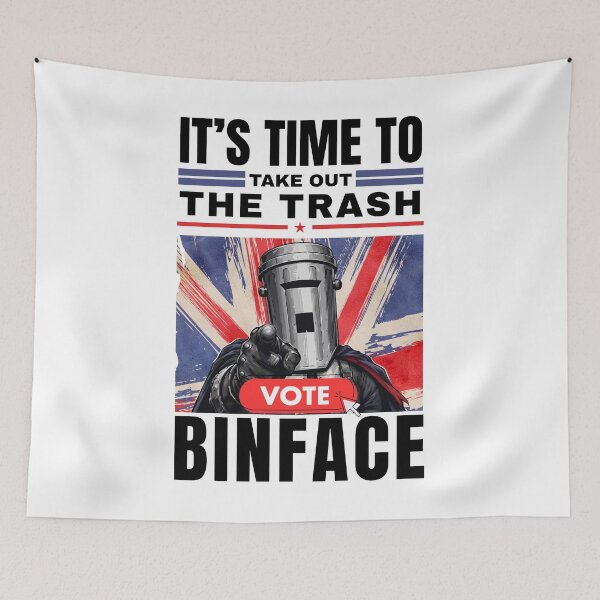 Item preview, Vote Count Binface Political Satire Typography Design for Humor Fans Sticker & T-Shirt designed and sold by Teetreasure2.