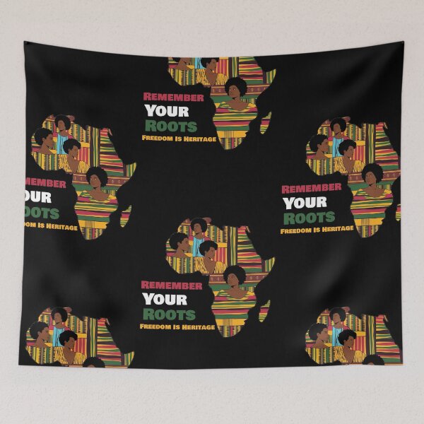 Item preview, Remember Your Roots Freedom Is Heritage | Black History Month | Black History designed and sold by TeesByAngelzB.