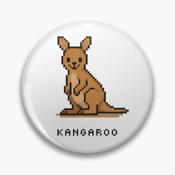 Item preview, Cute Pixel Art Kangaroo - Retro 8-Bit Wildlife Design designed and sold by SLGA-Designs.