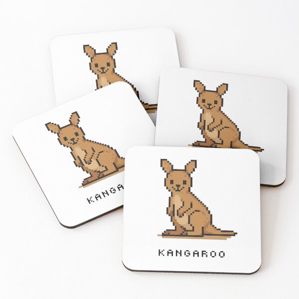 Item preview, Cute Pixel Art Kangaroo - Retro 8-Bit Wildlife Design designed and sold by SLGA-Designs.