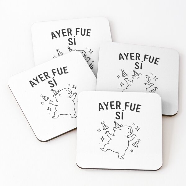 Item preview, Title: Yesterday Was Yes – Cute Dancing Capybara Retro Design designed and sold by MarZeDesigns .