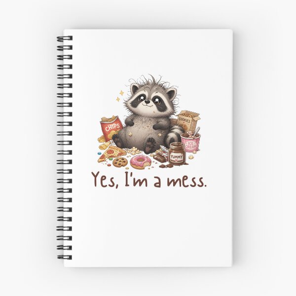 Item preview, Cute Messy Raccoon Snack Attack  designed and sold by Rick and Jess.