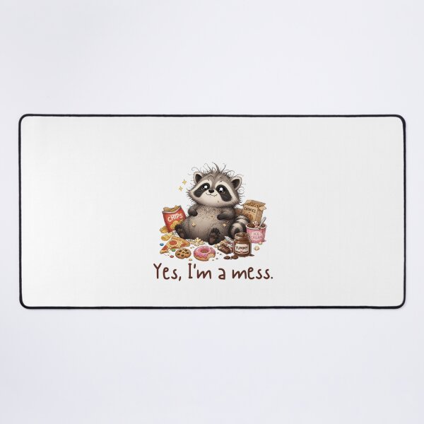 Item preview, Cute Messy Raccoon Snack Attack designed and sold by Rick and Jess.
