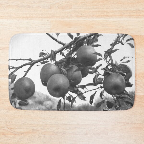 Item preview, Monochrome Apple Orchard Black and White Photography designed and sold by HaedamArt.