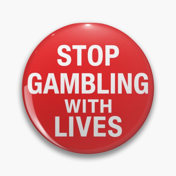 Item preview, Stop Gambling with Lives Stopsign designed and sold by GHLEEoz.