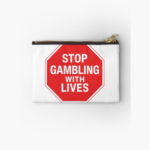 Item preview, Stop Gambling with Lives Stopsign designed and sold by GHLEEoz.