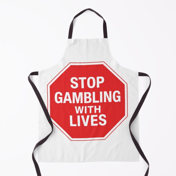 Item preview, Stop Gambling with Lives Stopsign designed and sold by GHLEEoz.