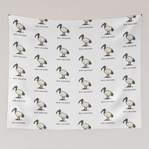 Item preview, Cute Pixel Art Bin Chicken - Retro 8-Bit Wildlife Design designed and sold by SLGA-Designs.