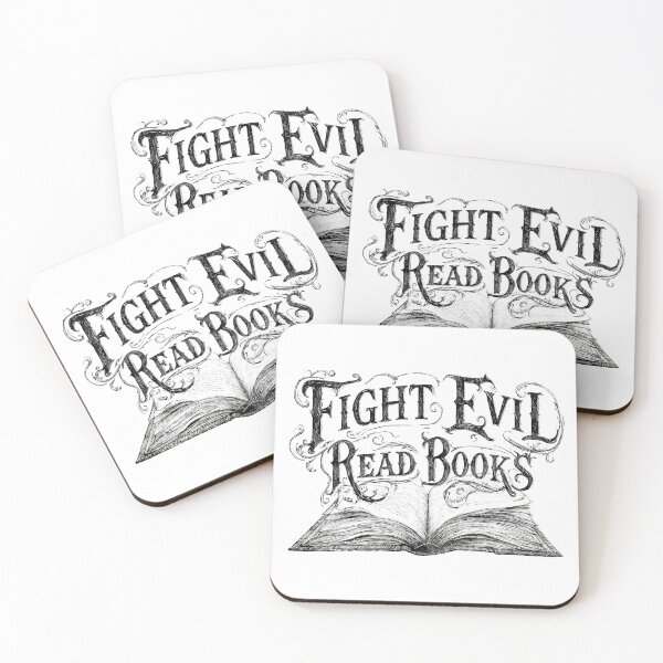 Item preview, Fight Evil, Read Books designed and sold by TabbyCatXIII.