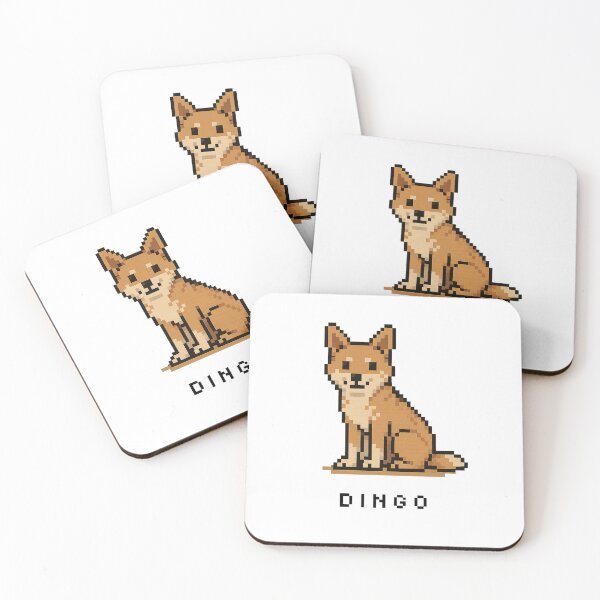 Item preview, Cute Pixel Art Dingo - Retro 8-Bit Wildlife Design designed and sold by SLGA-Designs.