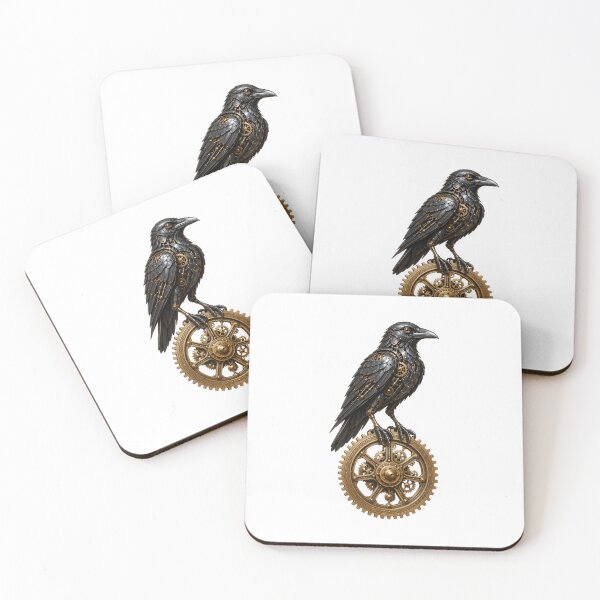 Item preview, Steampunk Mechanical Raven designed and sold by DonnaByPT.