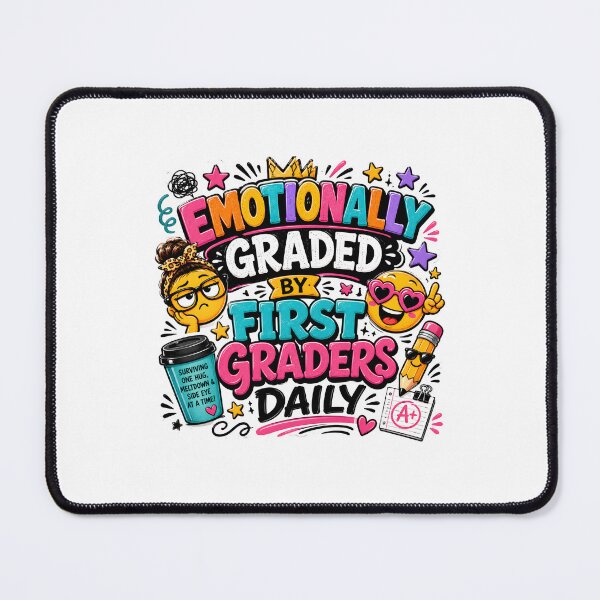 Item preview, Emotionally Graded By First Graders Daily Sticker designed and sold by FestivityFinds.