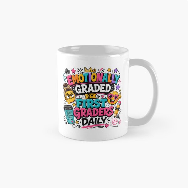 Item preview, Emotionally Graded By First Graders Daily Sticker designed and sold by FestivityFinds.