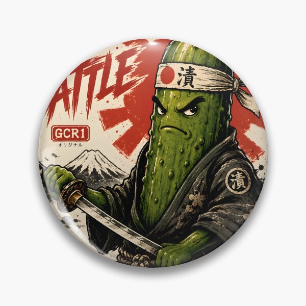 Item preview, GCR1 Samurai Pickle Warrior  designed and sold by GCR1.