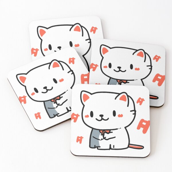 Item preview, Cute Kawaii Japanese Cat - "Pitter Patter" Onomatopoeia Illustration designed and sold by jpmoom.