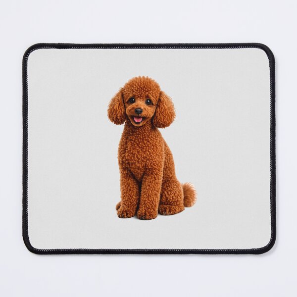 Item preview, Mini Poodle Dog Red designed and sold by BackgroundND.