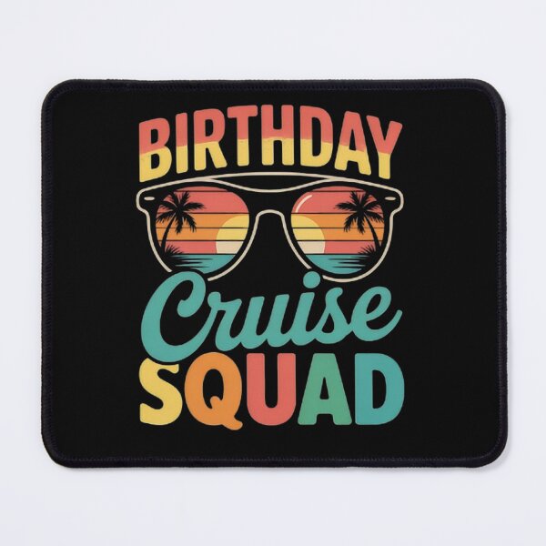 Item preview, It's My Birthday Cruise Funny Cruise Vacation Retro Sunset Birthday Party designed and sold by Zizo-DR44.