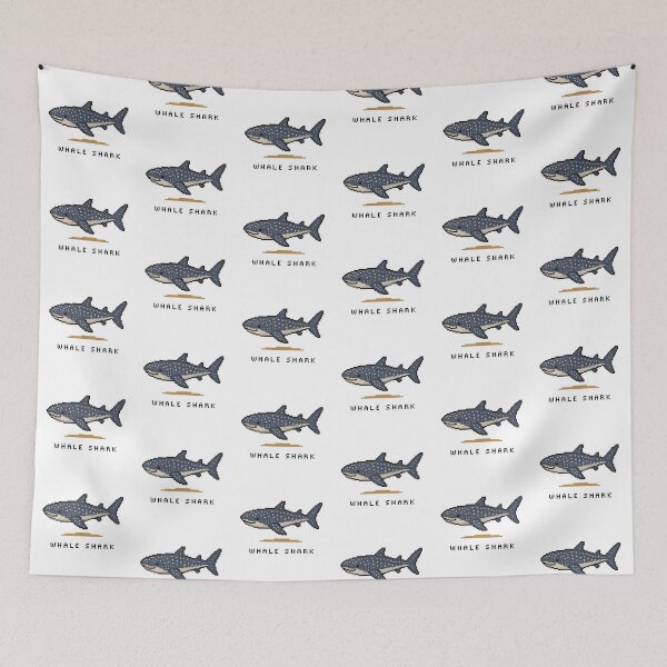 Item preview, Cute Pixel Art Whale Shark - Retro 8-Bit Wildlife Design designed and sold by SLGA-Designs.