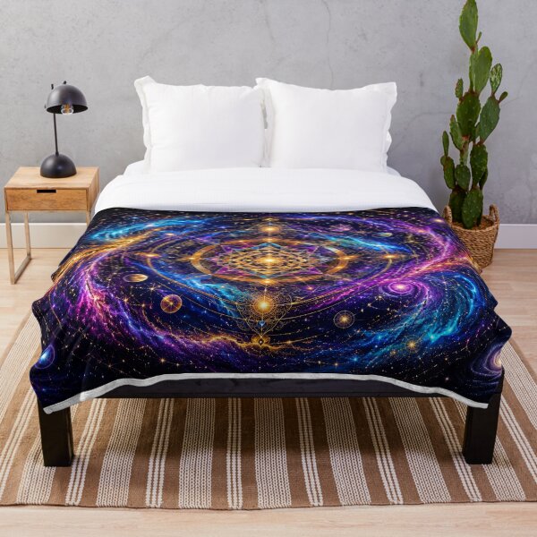 Item preview, Cosmic Mandala Nebula Galaxy Sacred Geometry Art designed and sold by MARQUES DESIGN ART .