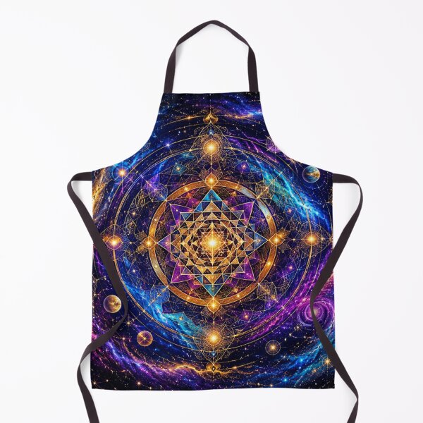 Aperçu de l'œuvre Art Géométrie Sacrée Galaxie Nébuleuse Mandala Cosmique créée et vendue par MARQUES DESIGN ART .