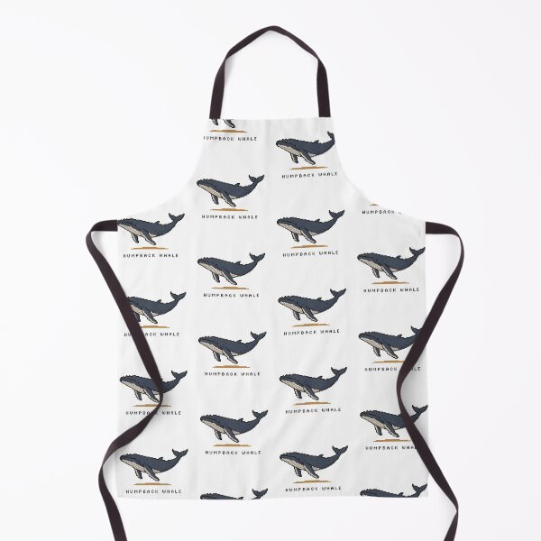 Item preview, Cute Pixel Art Humpback Whale - Retro 8-Bit Wildlife Design designed and sold by SLGA-Designs.