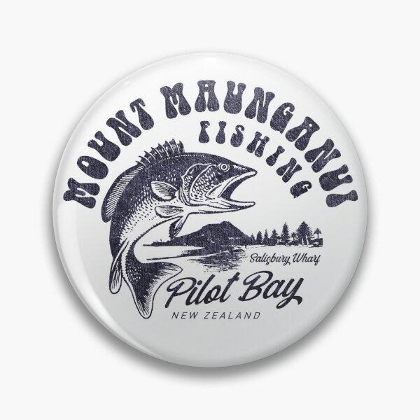 Item preview, Mount Maunganui Fishing New Zealand Vintage Pilot Bay  designed and sold by RaymundoSouza.