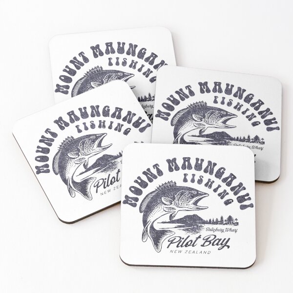 Item preview, Mount Maunganui Fishing New Zealand Vintage Pilot Bay  designed and sold by RaymundoSouza.