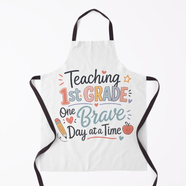 Item preview, Teaching 1st Grade One Brave Day At A Time Teacher T-Shirt | Funny First Grade Teacher Gift designed and sold by FestivityFinds.