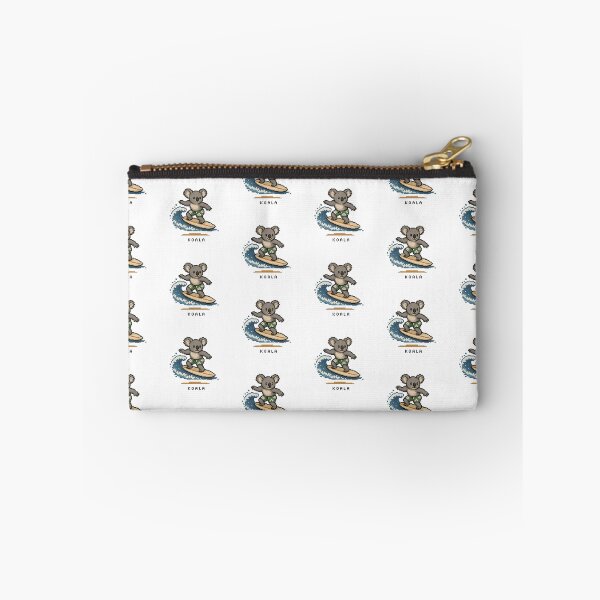 Item preview, Cute Pixel Art Surfing Koala - Retro 8-Bit Wildlife Design designed and sold by SLGA-Designs.